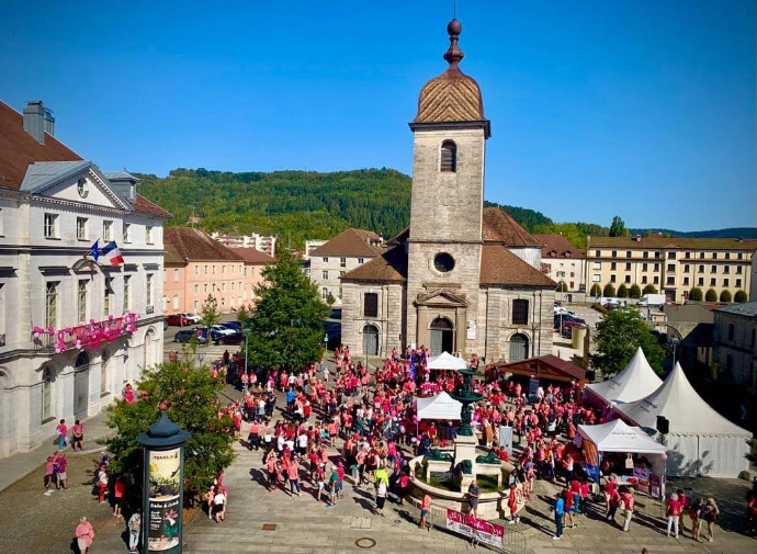 Église de Champagnole dans le Jura (39)