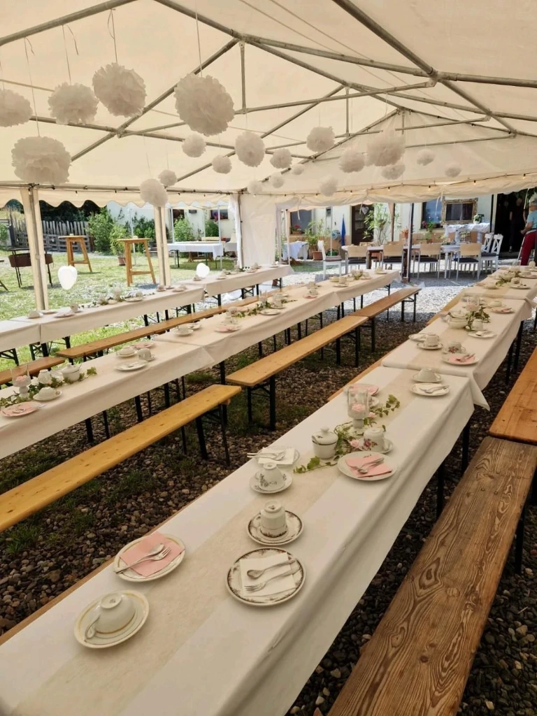 Tente de réception 12m x 6m - 100 personnes - Forfait Week-end